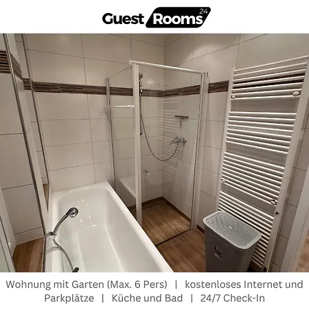 Apartment Mit Garten Eg - Guestrooms24 -
